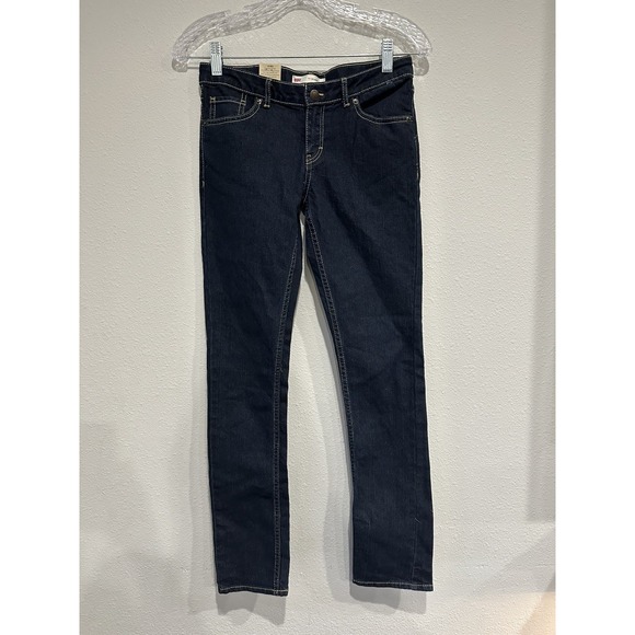 Levis 511 Performance Slim Jeans Size 14 Reg Dark Blue Jeans Straight Leg - Picture 1 of 7